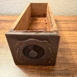 Vintage Singer Sewing Machine Wooden Drawer with Ornate Front #2